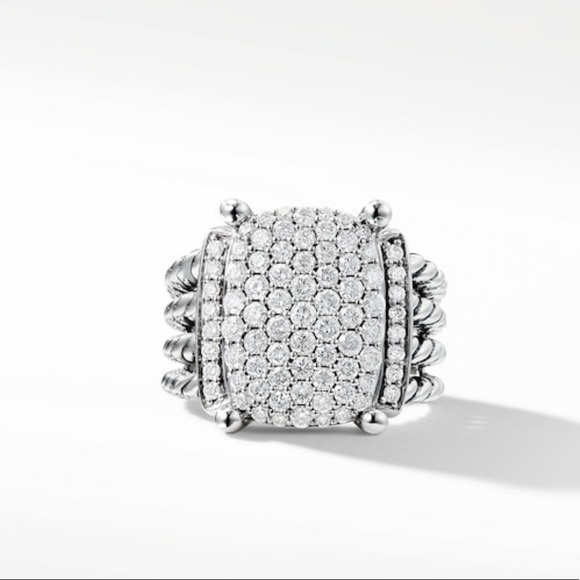 David Yurman Wheaton® Ring Diamonds size 5.75 - Picture 2 of 12